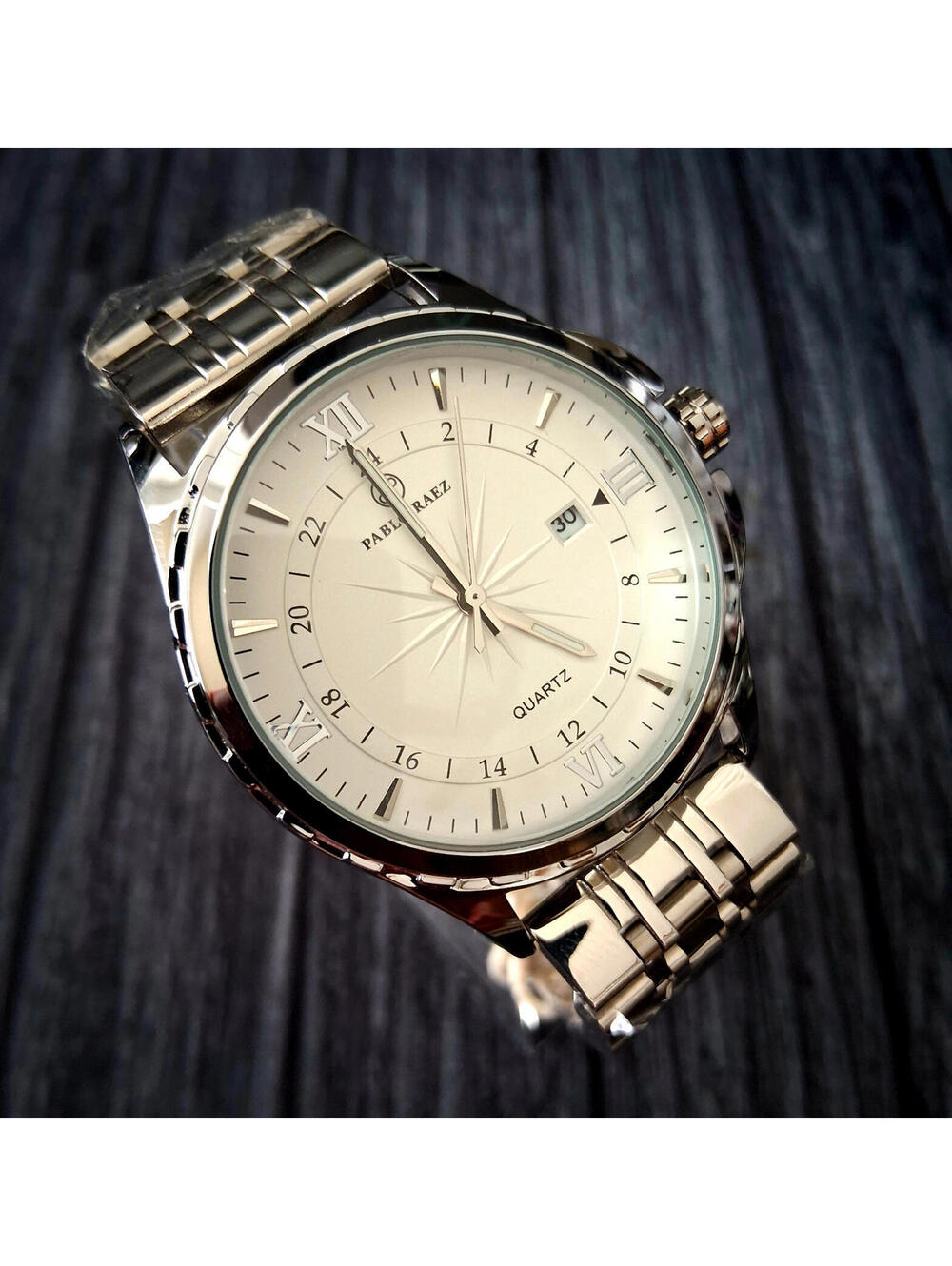 Pablo Raez Swiss Inspired Mens White Explorer Men's Watch